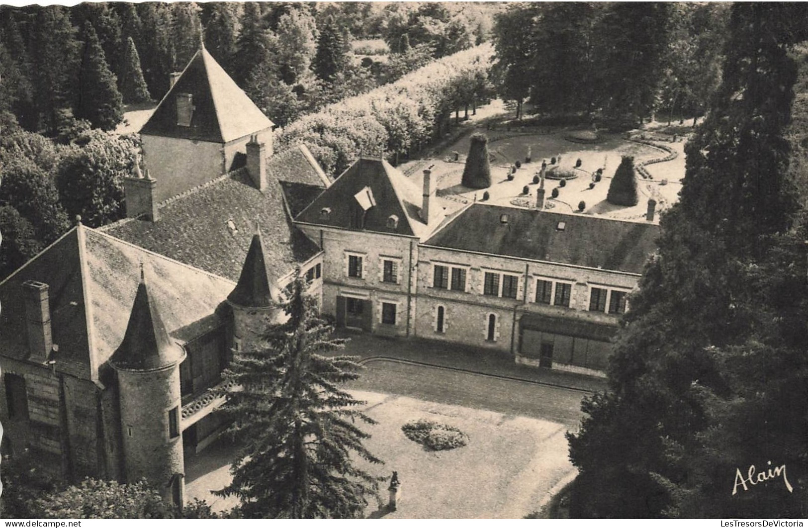 FRANCE - Massay - Château - Vue Du Clocher - Carte Postale Ancienne - Massay