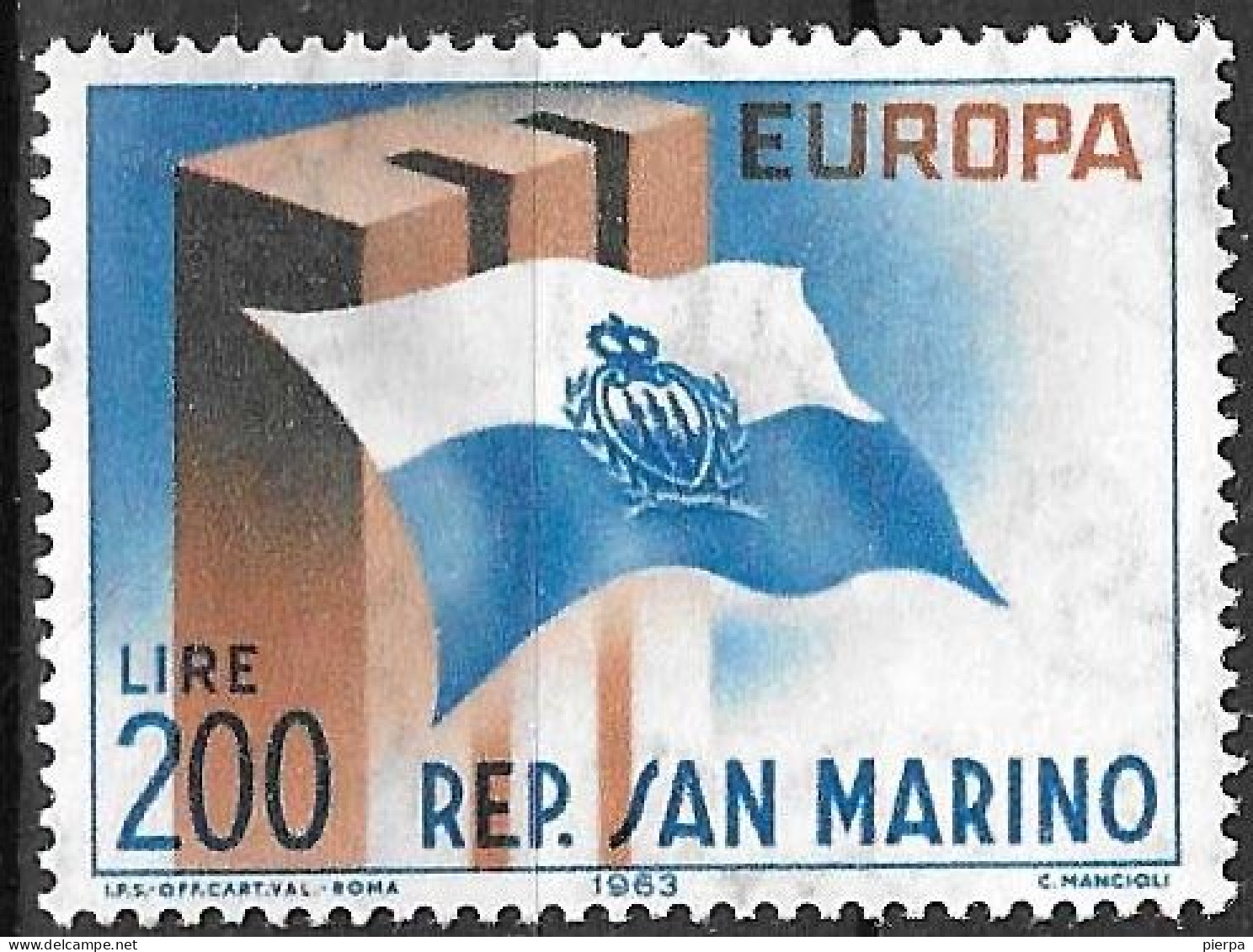 SAN MARINO - 1963 - EUROPA - NUOVO  MNH** (YVERT 604 - MICHEL 781 - SS 659) - Neufs