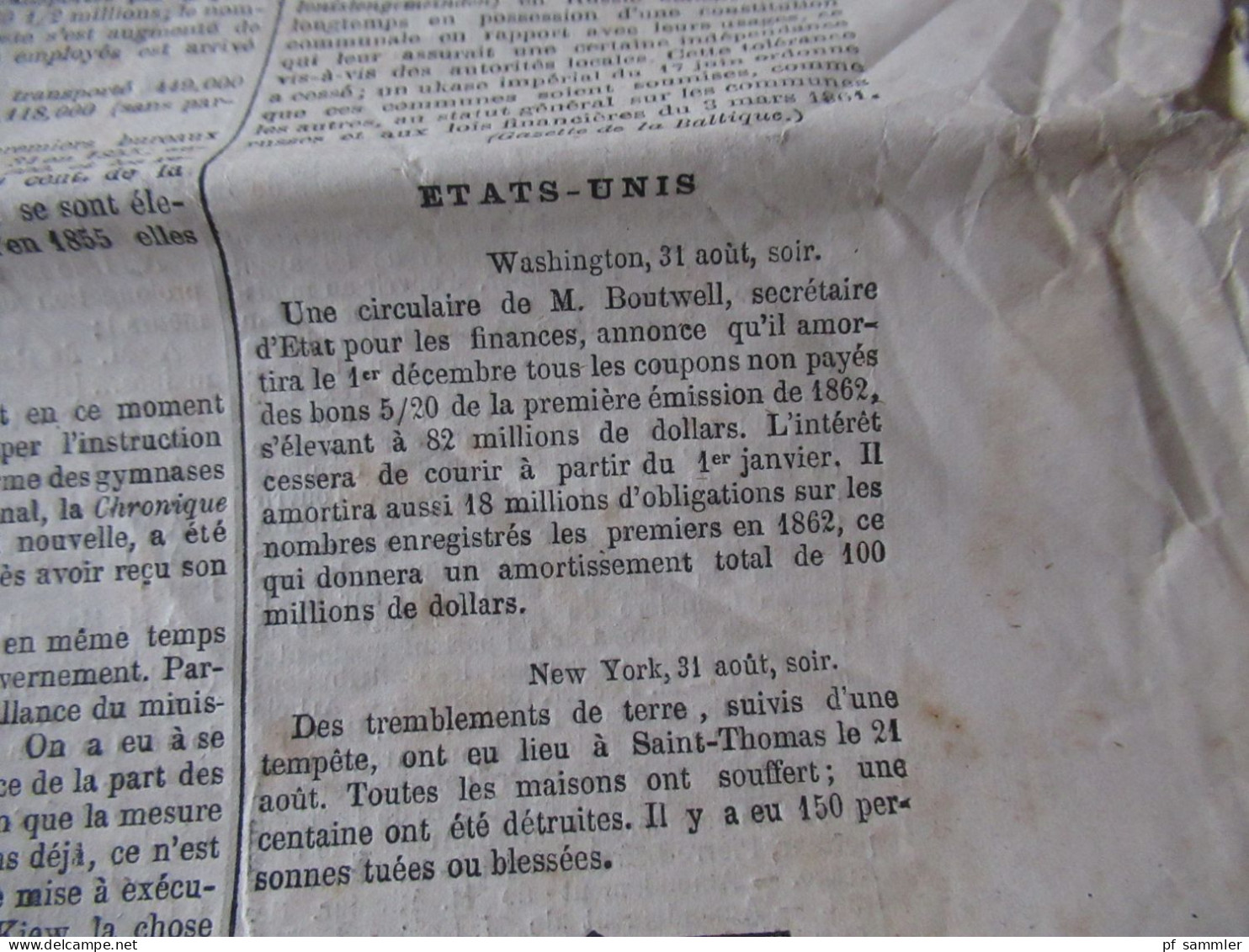 Guerre 1870 Deutsch-Französischer Krieg 5 Zeitungen Journal Officiel de la Republique Francaise August u. September 1871