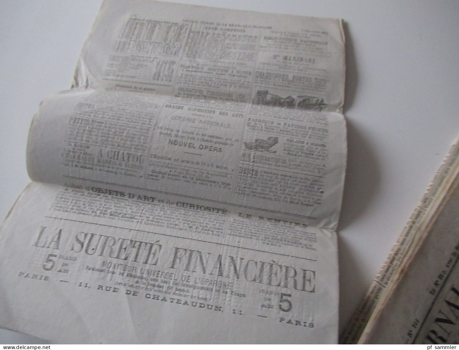 Guerre 1870 Deutsch-Französischer Krieg 5 Zeitungen Journal Officiel de la Republique Francaise August u. September 1871