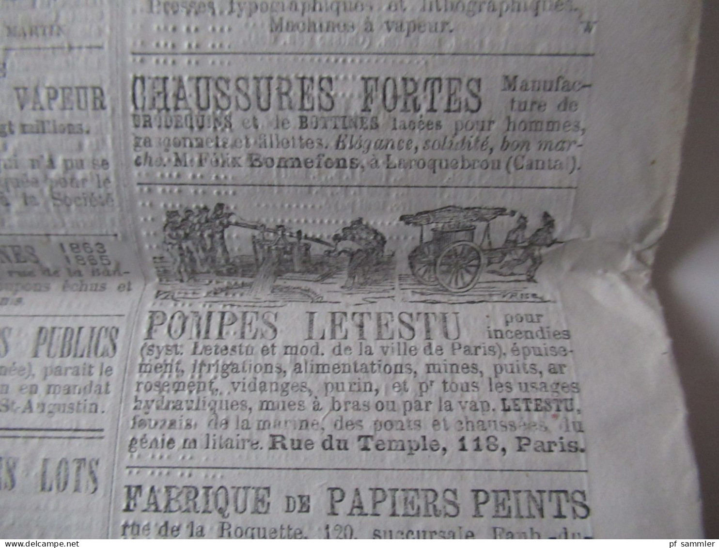 Guerre 1870 Deutsch-Französischer Krieg 5 Zeitungen Journal Officiel de la Republique Francaise August u. September 1871