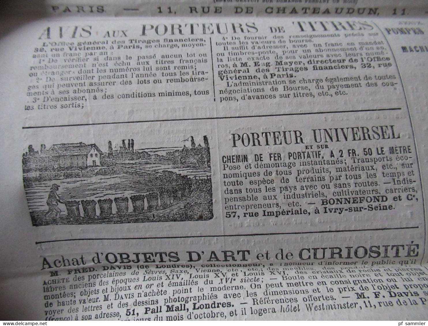 Guerre 1870 Deutsch-Französischer Krieg 5 Zeitungen Journal Officiel de la Republique Francaise August u. September 1871