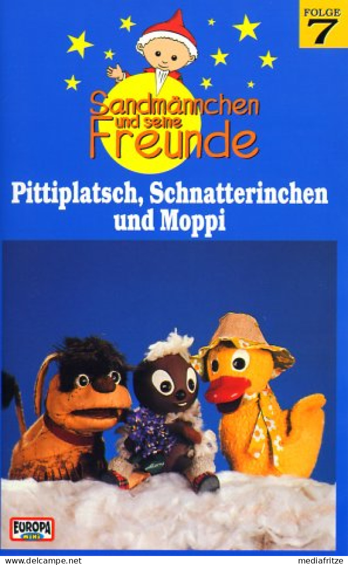 Unser Sandmännchen Folge 7: Pittiplatsch, Schnatterinchen Und Moppi [VHS] - Autres & Non Classés