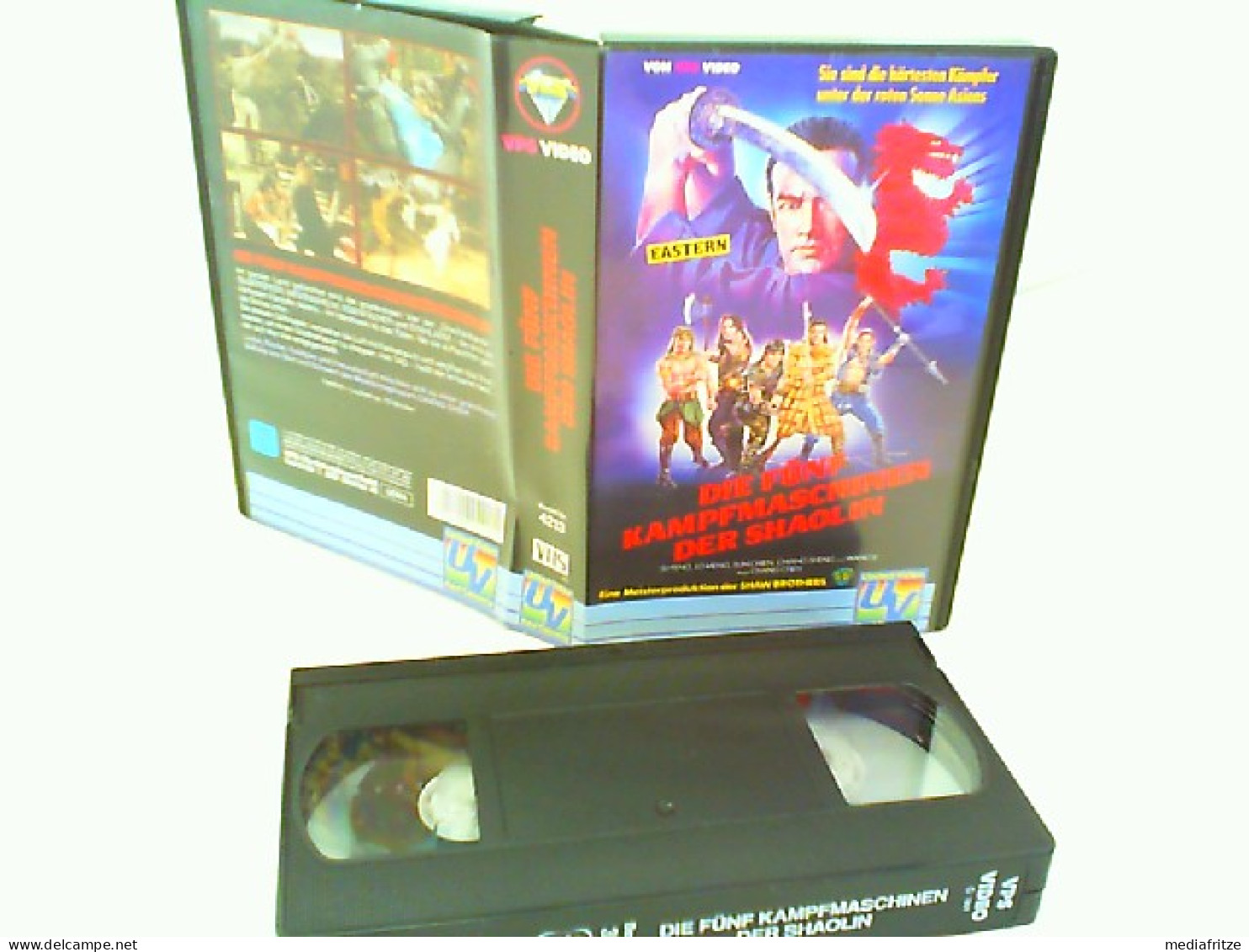 Die Fünf Kampfmaschinen Der Shaolin [VHS] - Other & Unclassified