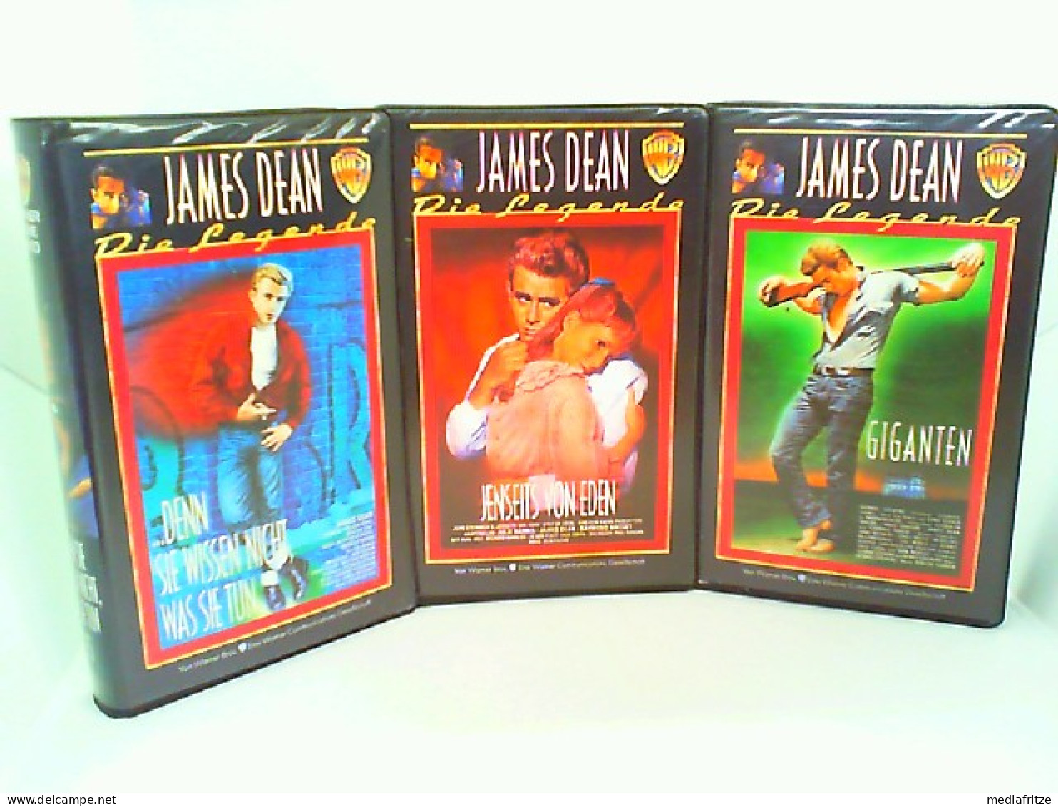 James Dean - 3 Videos - .... Denn Sie Wissen Nicht, Was Sie Tun   Giganten   Jenseits Von Eden - Other & Unclassified