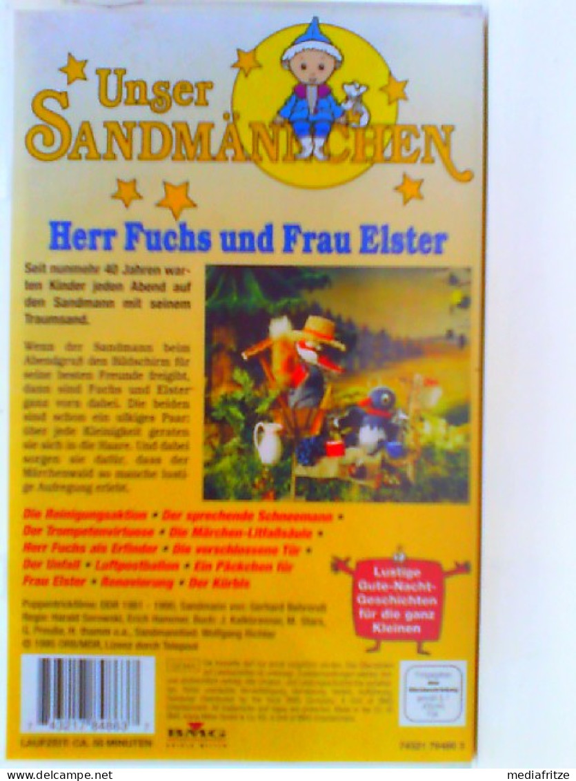 Unser Sandmännchen Folge 5: Herr Fuchs Und Frau Elster [VHS] - Otros & Sin Clasificación