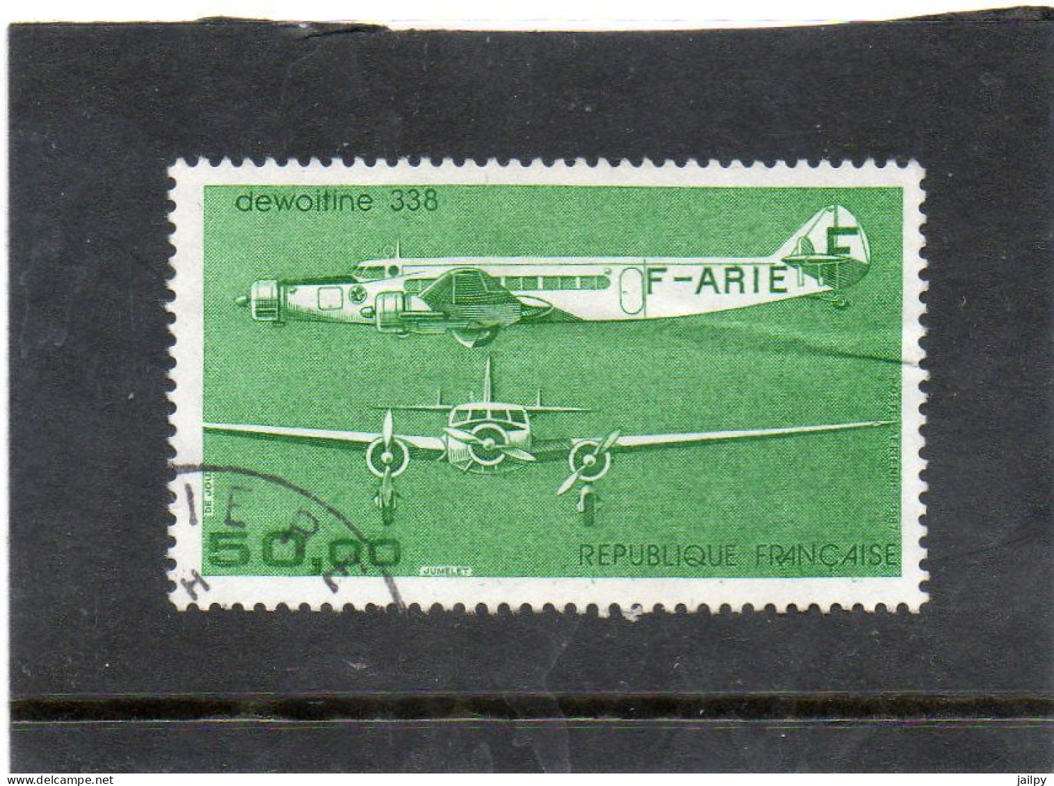 FRANCE   50,00 F  1987  Y&T: PA 60  Oblitéré - 1960-.... Used