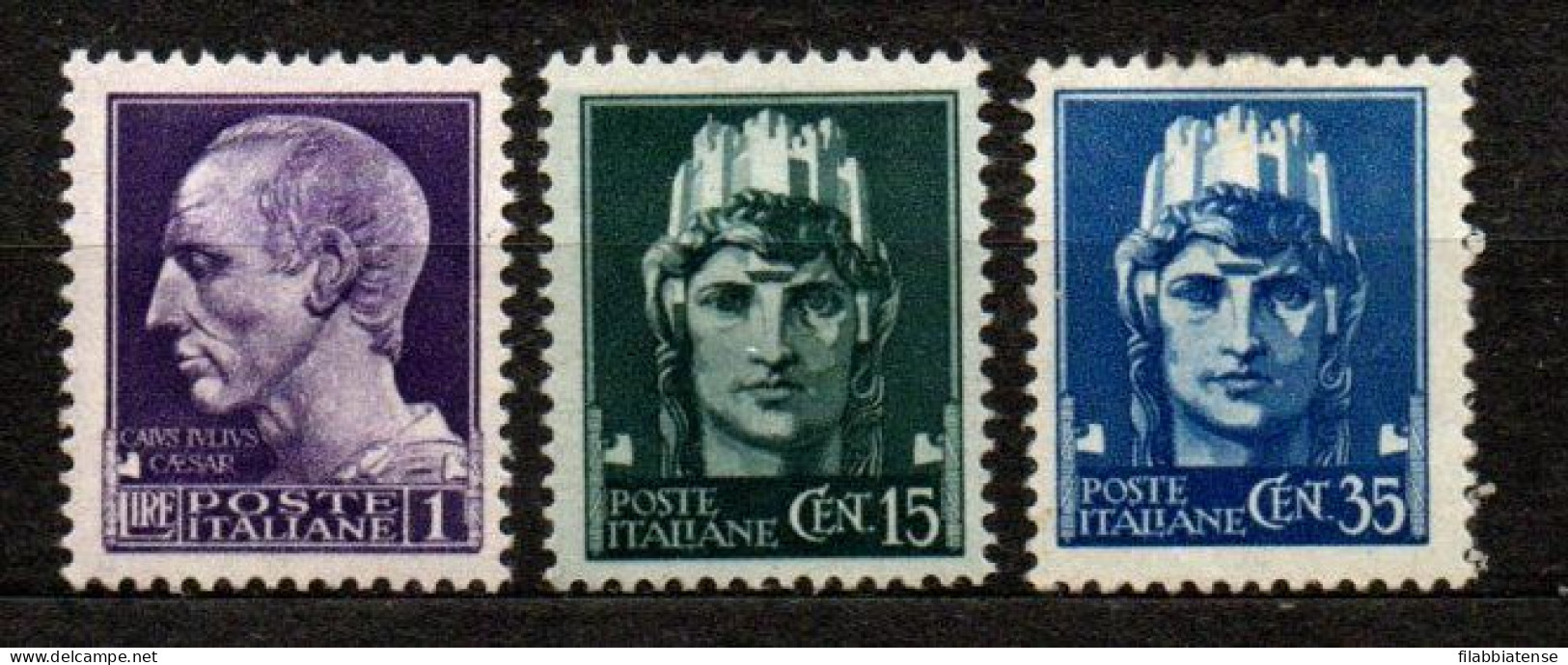 1945 - Italia - Luogotenenza 526/28 Imperiale Con Fasci   ------ - Ungebraucht