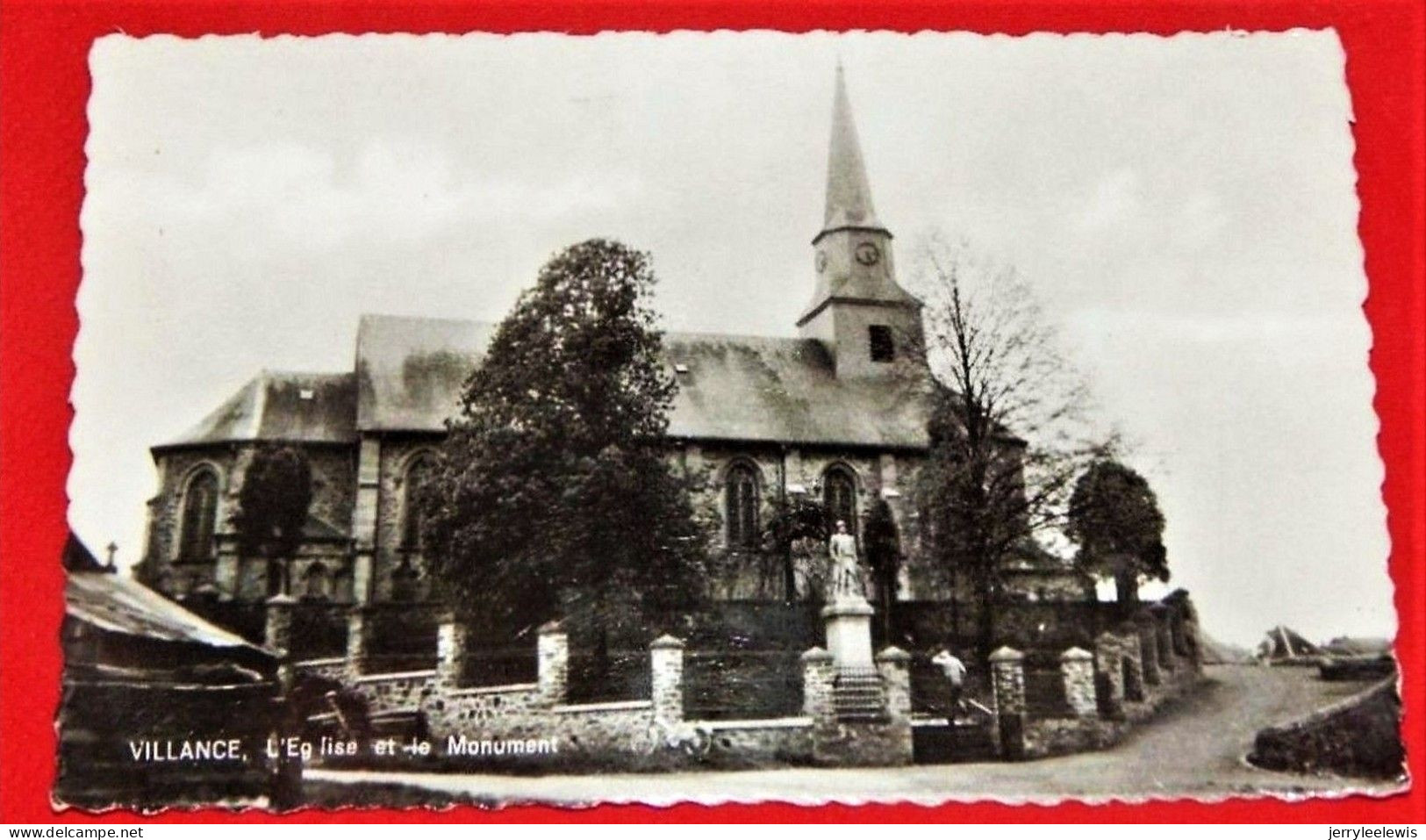 VILLANCE  -  LIBIN  -  L' Eglise Et Le Monument - Libin