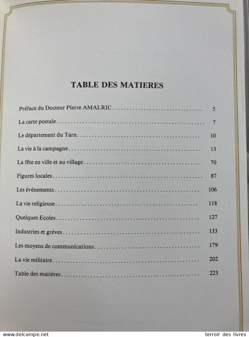 PAYS TARNAIS D'AUTREFOIS - DU TERROIR À L'USINE - 1984 - REMY CONSTANS - 