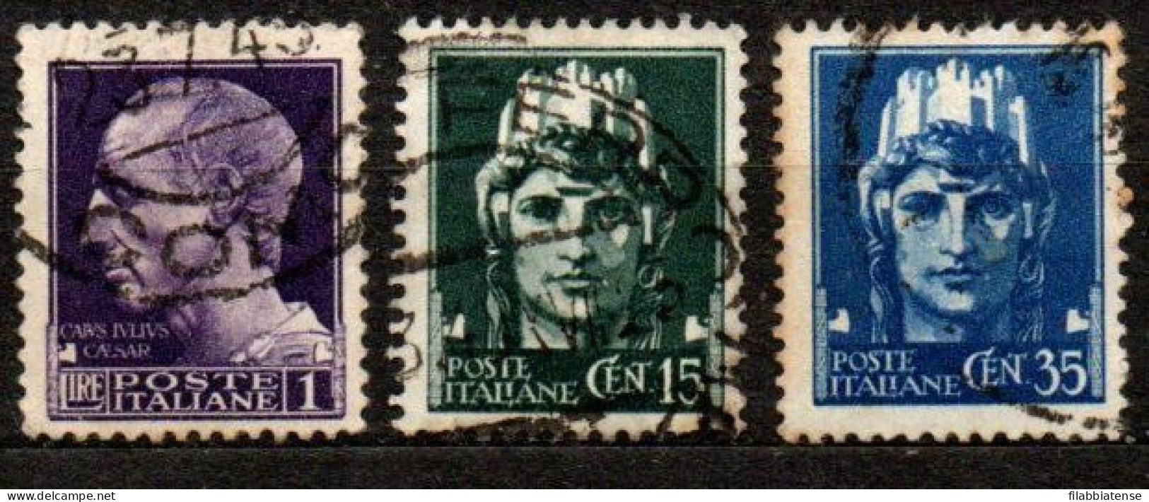 1945 - Italia - Luogotenenza 526/28 Imperiale Con Fasci   ------ - Oblitérés