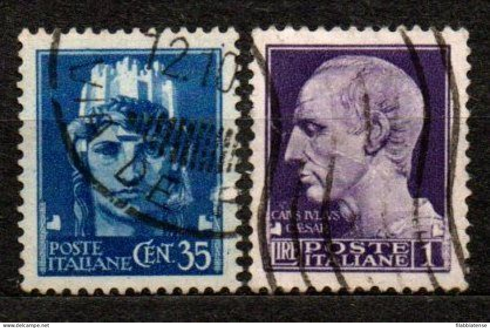 1945 - Italia - Luogotenenza 527/28 Imperiale Con Fasci   ------ - Gebraucht