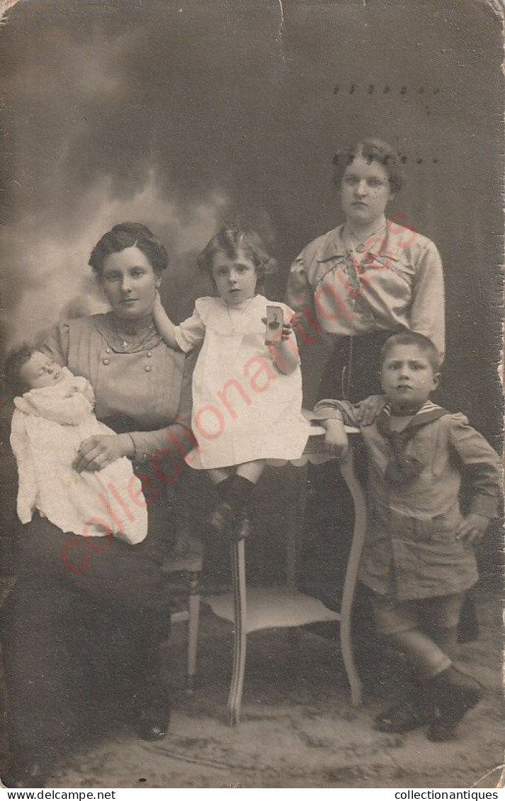 Carte Photo Bergen Op Zoom - Pays-Bas - 28/06/1915 - Mme Jos. Claes - Photographe J. Vanden Camp - Famille - Bergen Op Zoom