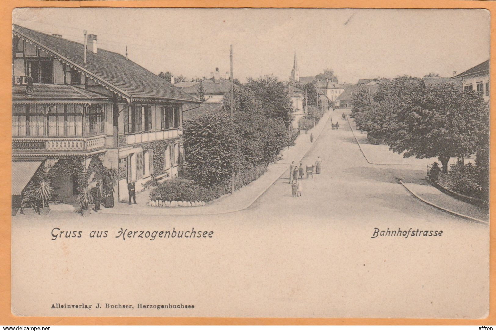 Gruss Aus Herzogenbuchsee Switzerland 1900 Postcard - Herzogenbuchsee