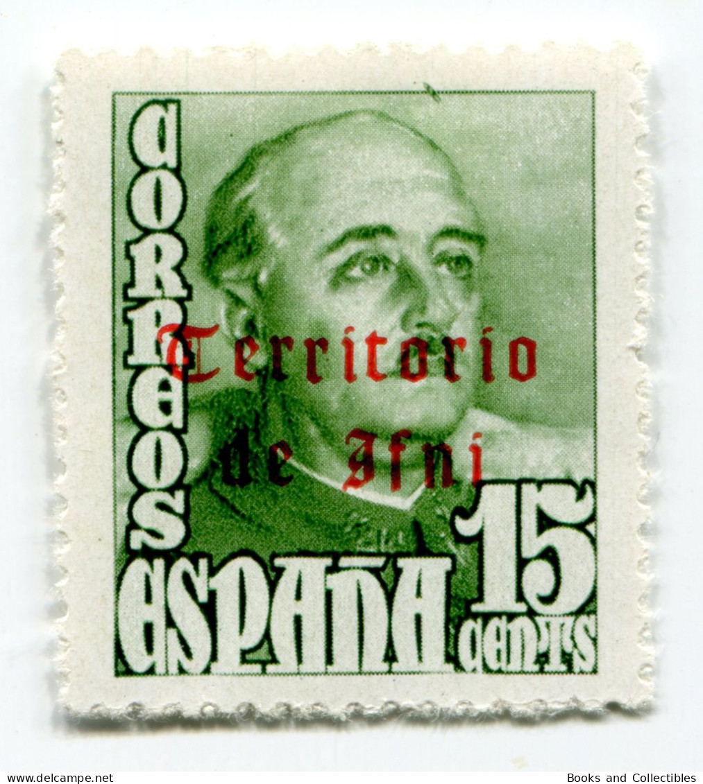 [FBL ● A-03] IFNI - 1948 - Spanish Stamps Overprinted "Territorio De Ifni" In Gothic Script - 15 Cts - Edifil ES-IF 41 - Ifni