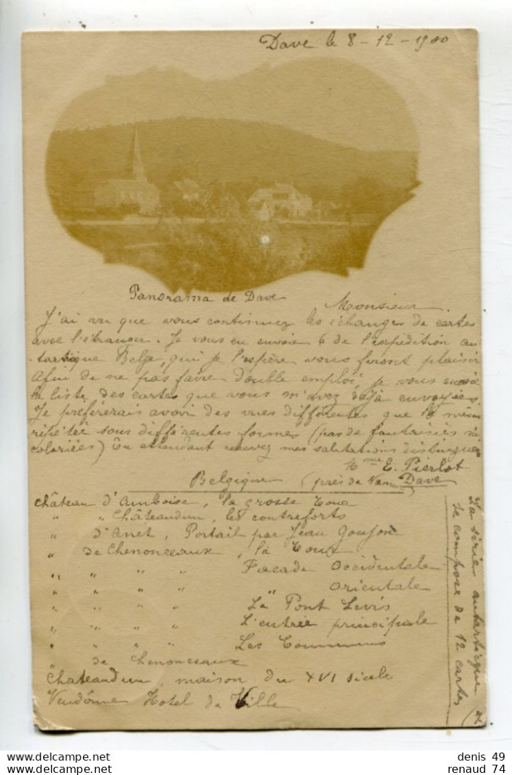 Dave Belgique Carte Photo Panorama - Binche