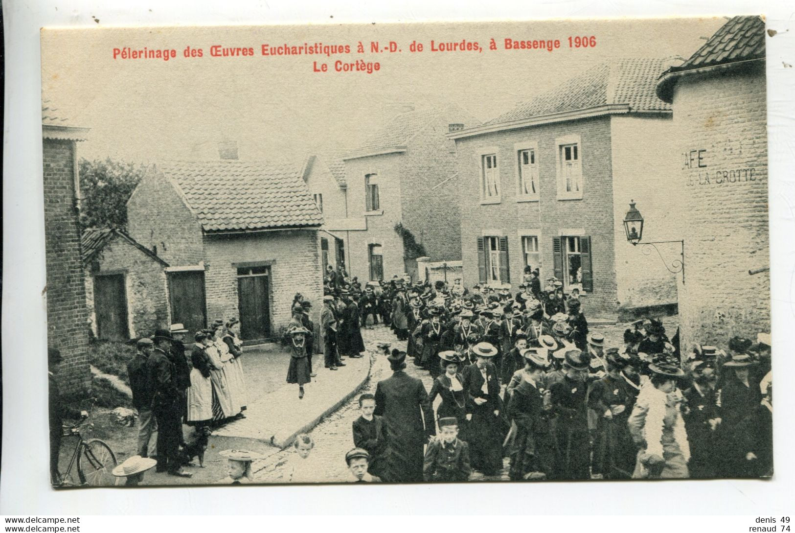 Bassenge Belgique Pélérinage Des Oeuvres Eucharistiques 1906 - Bassenge