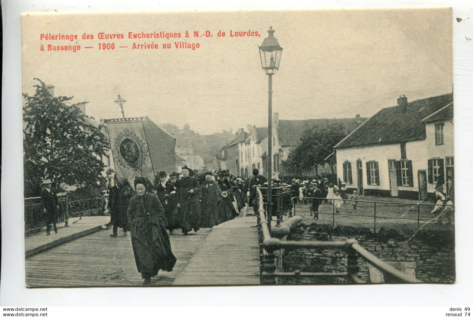 Bassenge Belgique Pélérinage Des Oeuvres Eucharistiques 1906 - Bassenge