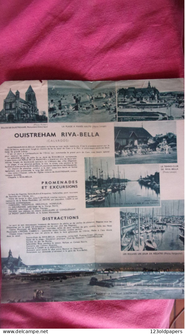 OUISTREHAM RIVA BELLA  CALVADOS - Tourism Brochures