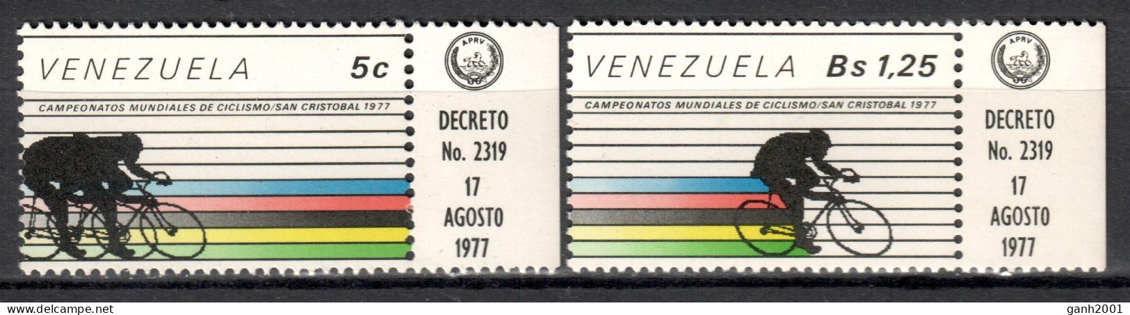 Venezuela 1978 / Bicycles Bikes Cycling MNH Ciclismo Bicicletas / Mo09  32-18 - Vélo