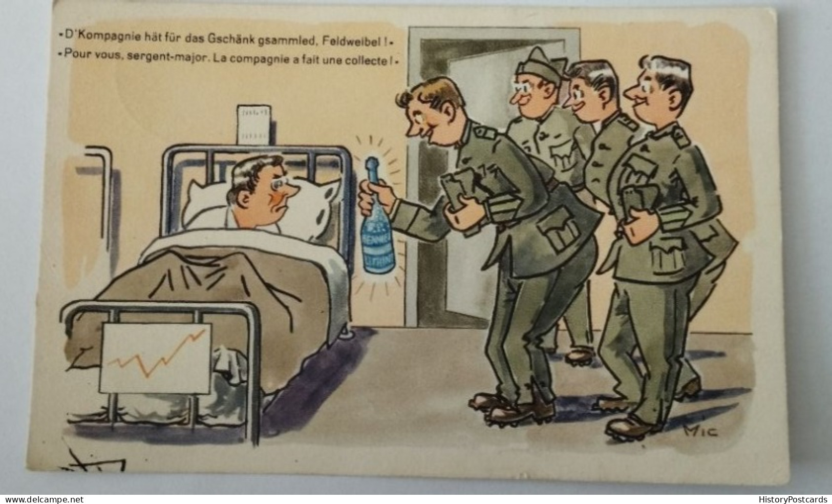 Militär, Humor, Schweizer Armee, Feldpost Zürich, 1960 - Zürich