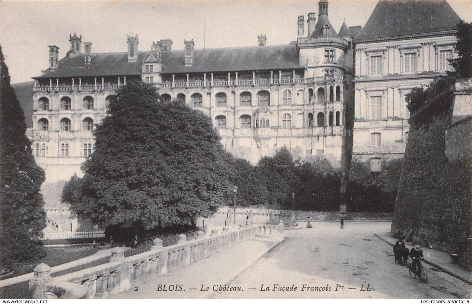 FRANCE - Blois - Le Château - La Façade François Ier - Carte Postale Ancienne - Blois