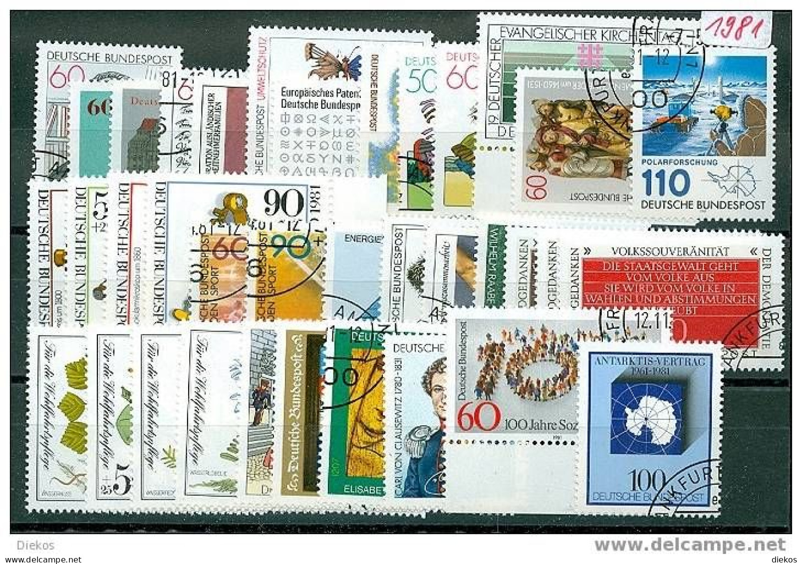 Kompletter Jahrgang  1978 , Complete Year Set, Used,   #33 - Collections Annuelles