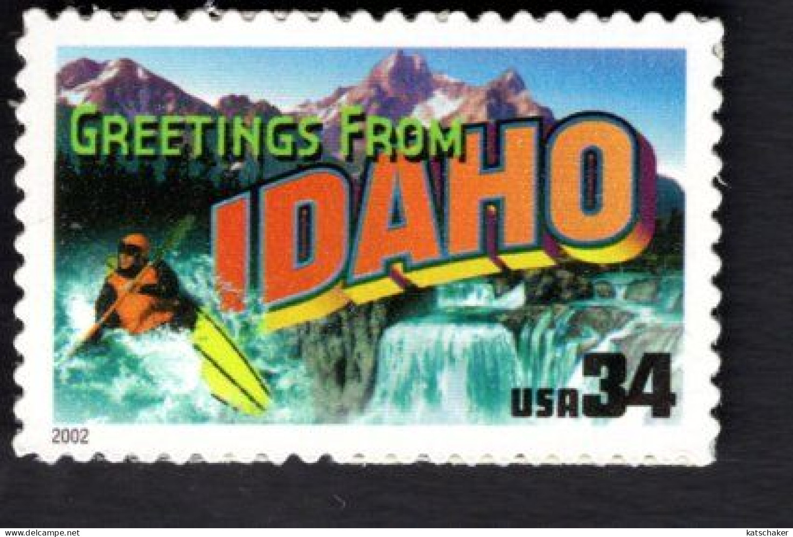 1938301638 2002 SCOTT 3572 (XX) POSTFRIS MINT NEVER HINGED  -  GREETINGS FROM AMERICA - IDAHO - Neufs