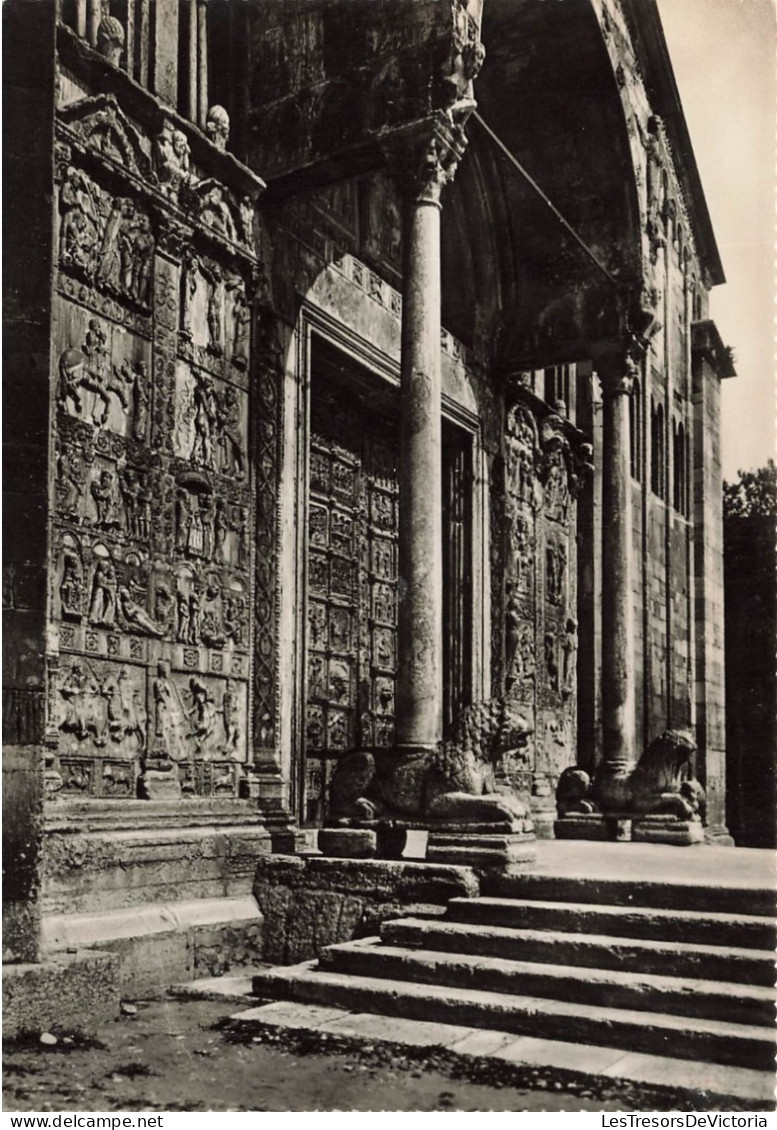 ITALIE - Vérone - Portail De La Basilique San Zeno - Carte Postale Ancienne - Verona