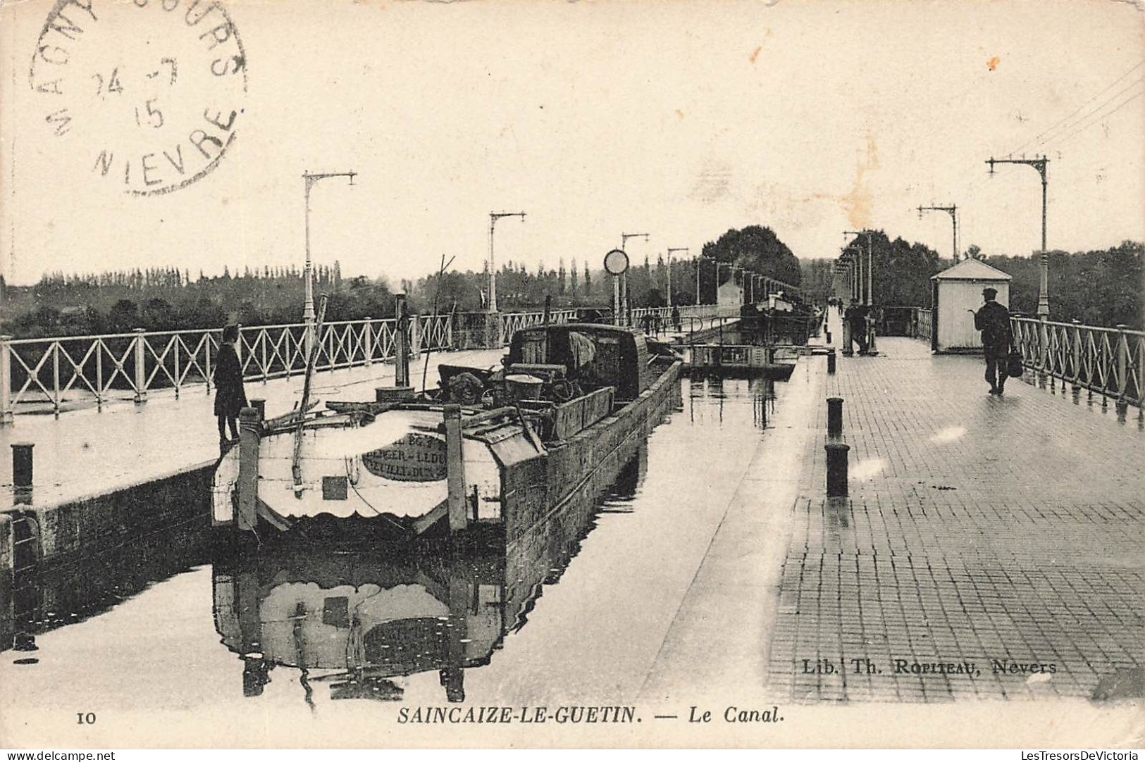 FRANCE - Saincaize Le Guetin - Le Canal - Carte Postale Ancienne - Other & Unclassified