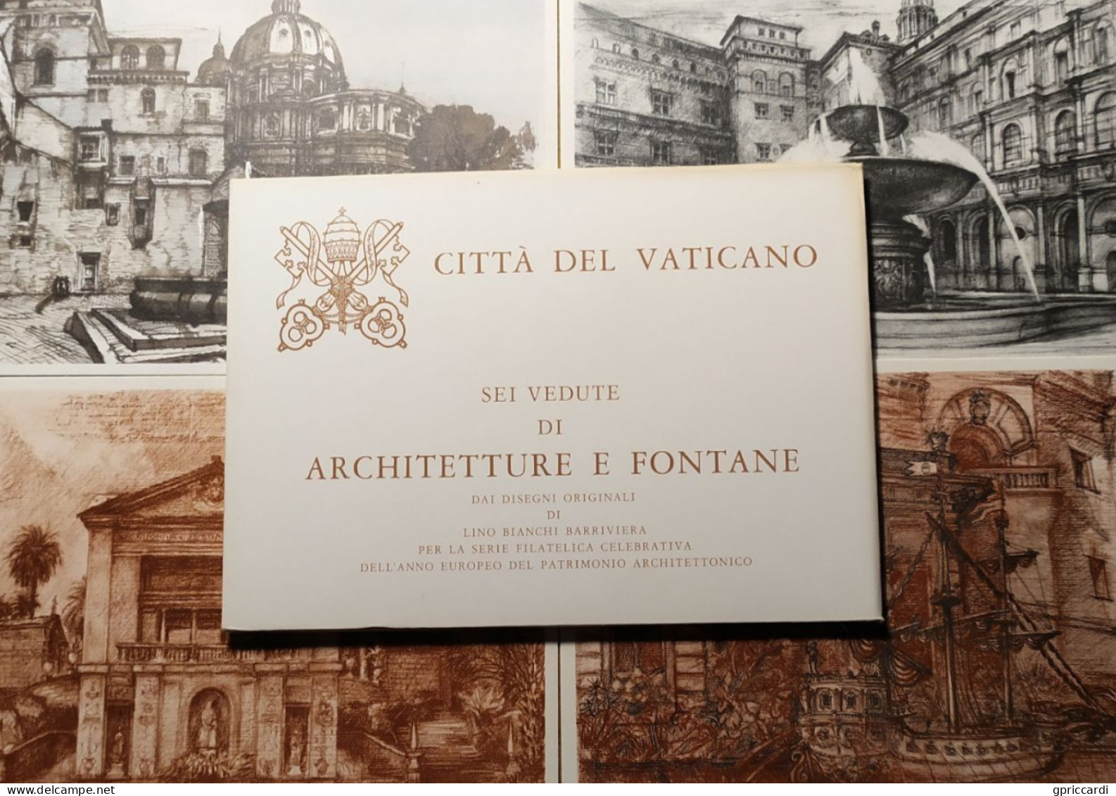 Carnet Sei Vedute Architetture E Fontane - Vatican