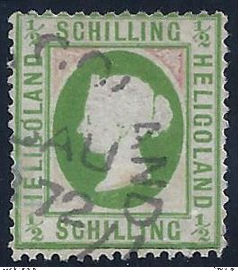 ALEMANIA/HELIGOLAND 1869/74 - Yvert #6 - VFU - Héligoland