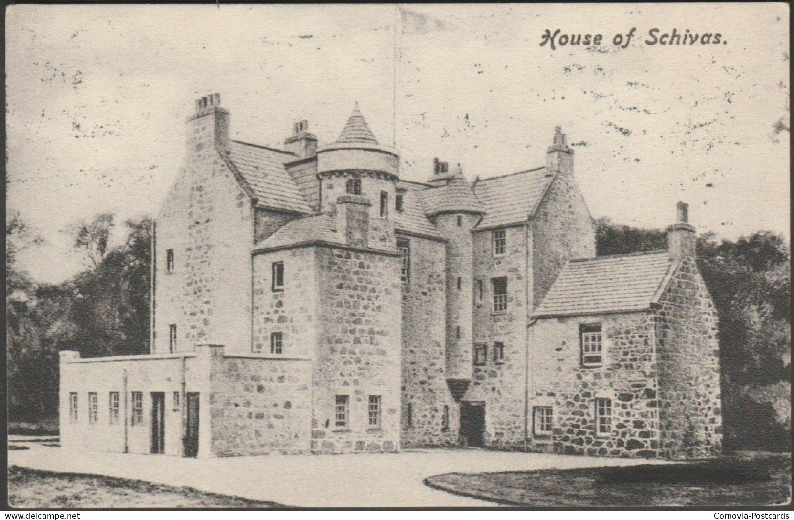 House Of Schivas, Aberdeenshire, 1915 - LS&S Postcard - Aberdeenshire