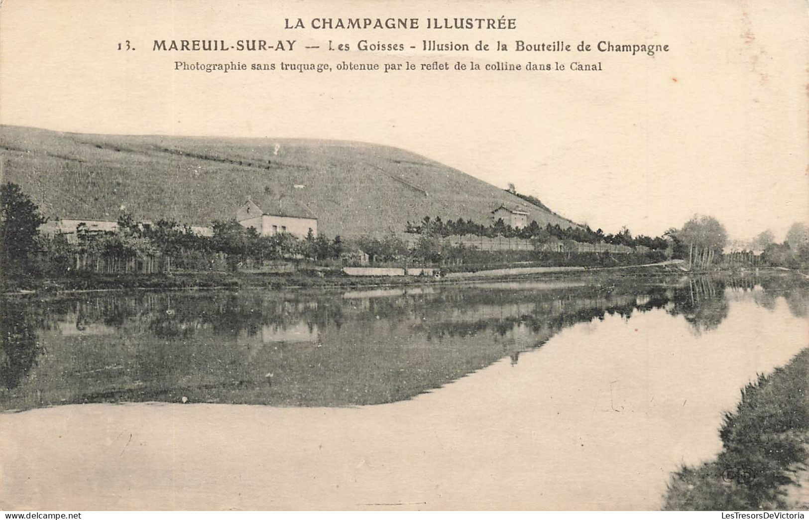 FRANCE - Mareuil Sur Ay - Les Goisses - Illusion De La Bouteille De Champagne - Carte Postale Ancienne - Mareuil-sur-Ay