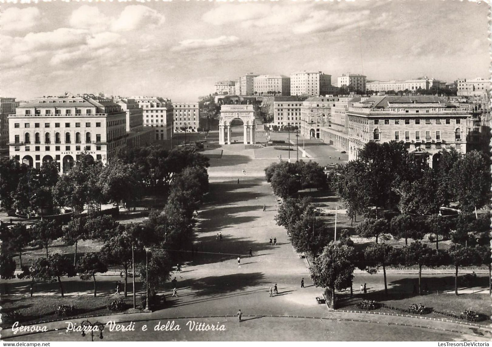 ITALIE - Genova - Place De La Victoire - Carte Postale Ancienne - Genova