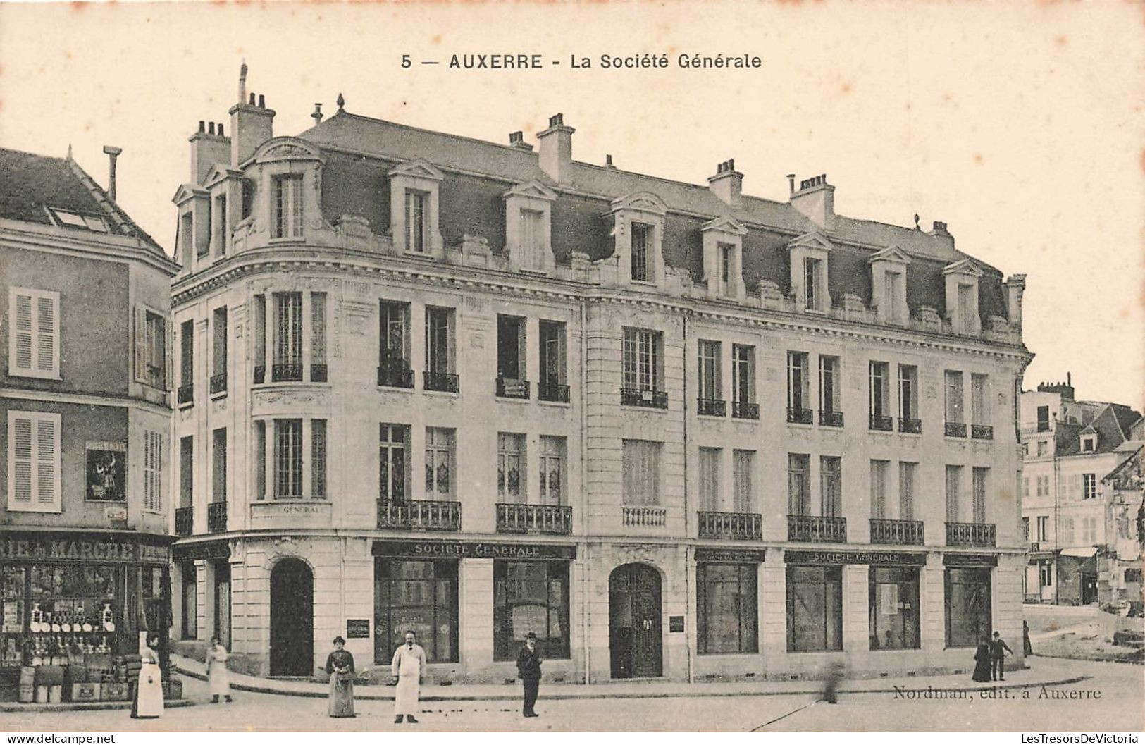 FRANCE - Auxerre - La Société Générale  - Carte Postale Ancienne - Auxerre