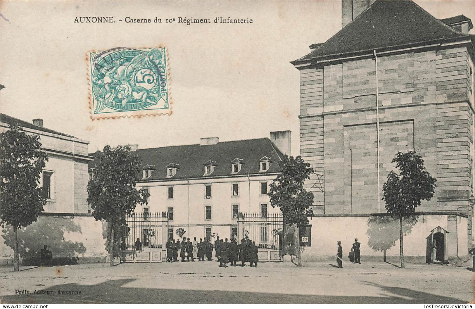 FRANCE - Auxonne - Caserne Du 10è Régiment D'Infanterie - Carte Postale Ancienne - Auxonne