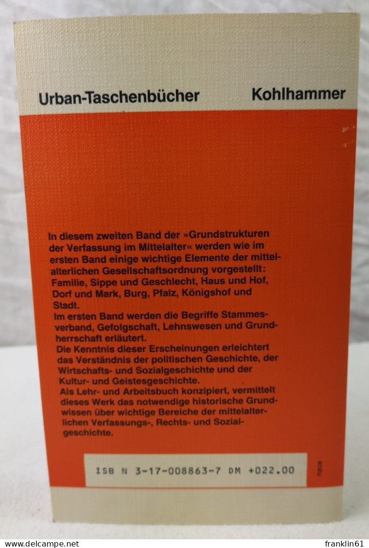 Grundstrukturen Der Verfassung Im Mittelalter. Band 2. - 4. 1789-1914