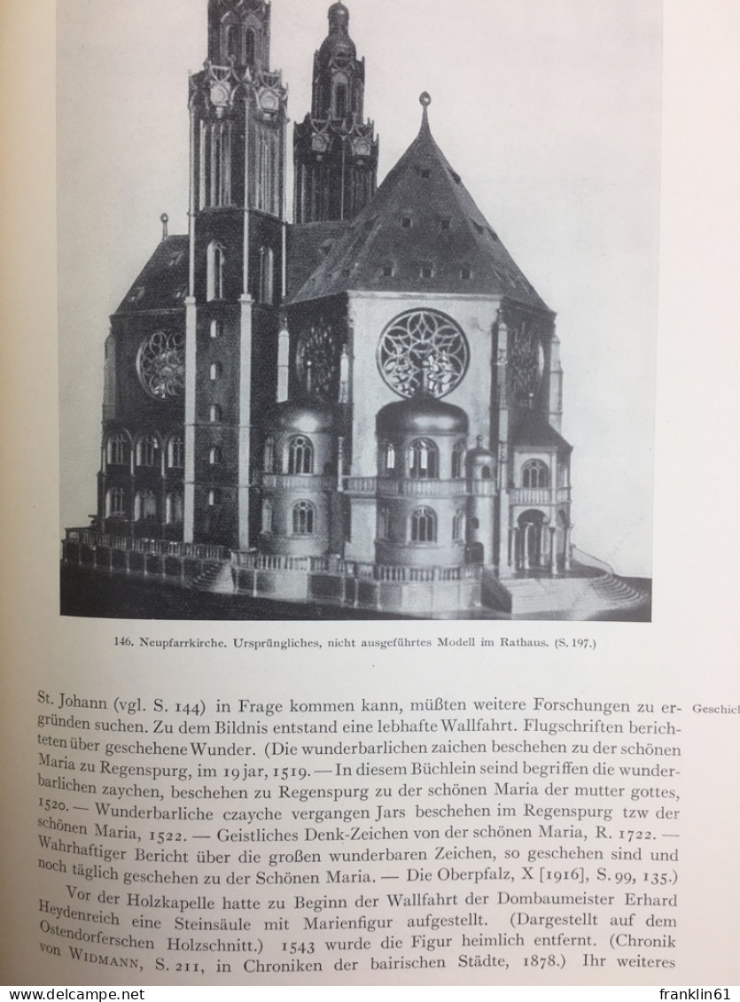 Die Kunstdenkmäler der Oberpfalz. XXII Stadt Regensburg. II.