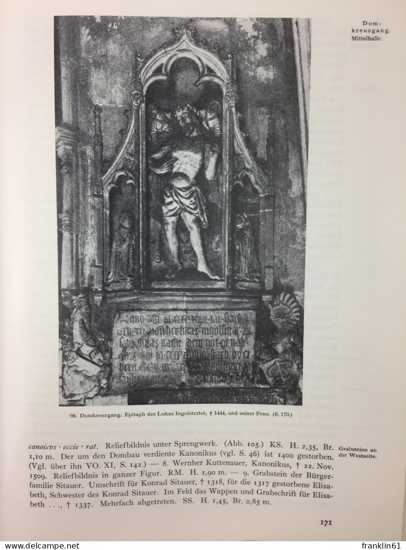 Die Kunstdenkmäler der Oberpfalz; Teil: 22., Stadt Regensburg.