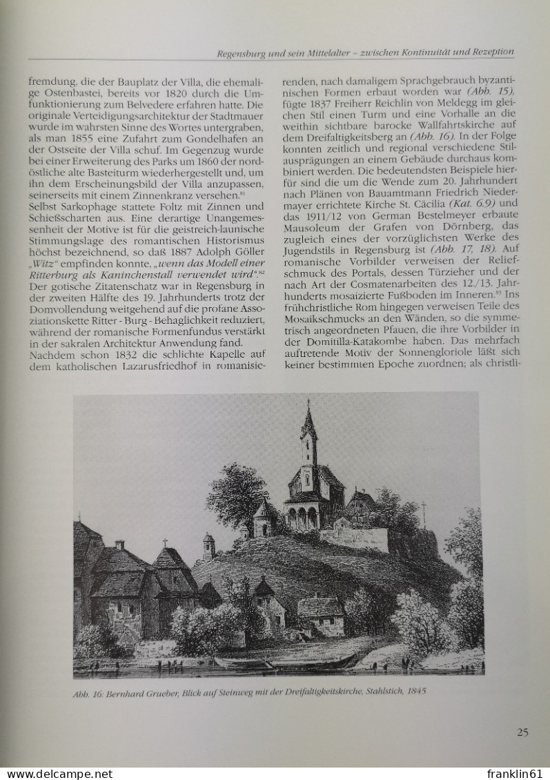 Regensburg Und Sein Mittelalter. Wege Der Wiederentdeckung. - 4. 1789-1914