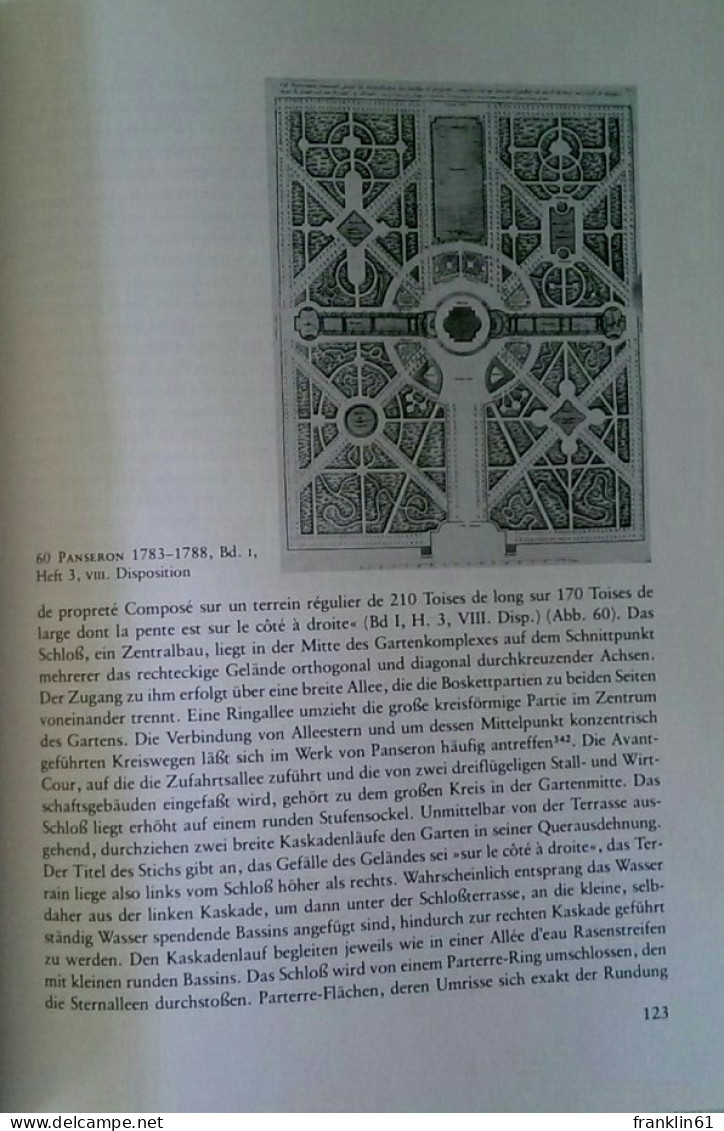 Der französische Garten am Ende des Ancien Régime.