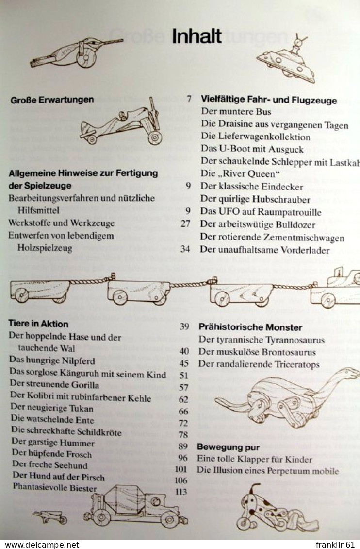 Lebendiges Holzspielzeug. Tiere, Fahrzeuge Und Mobiles Zum Selbermachen. - Other & Unclassified