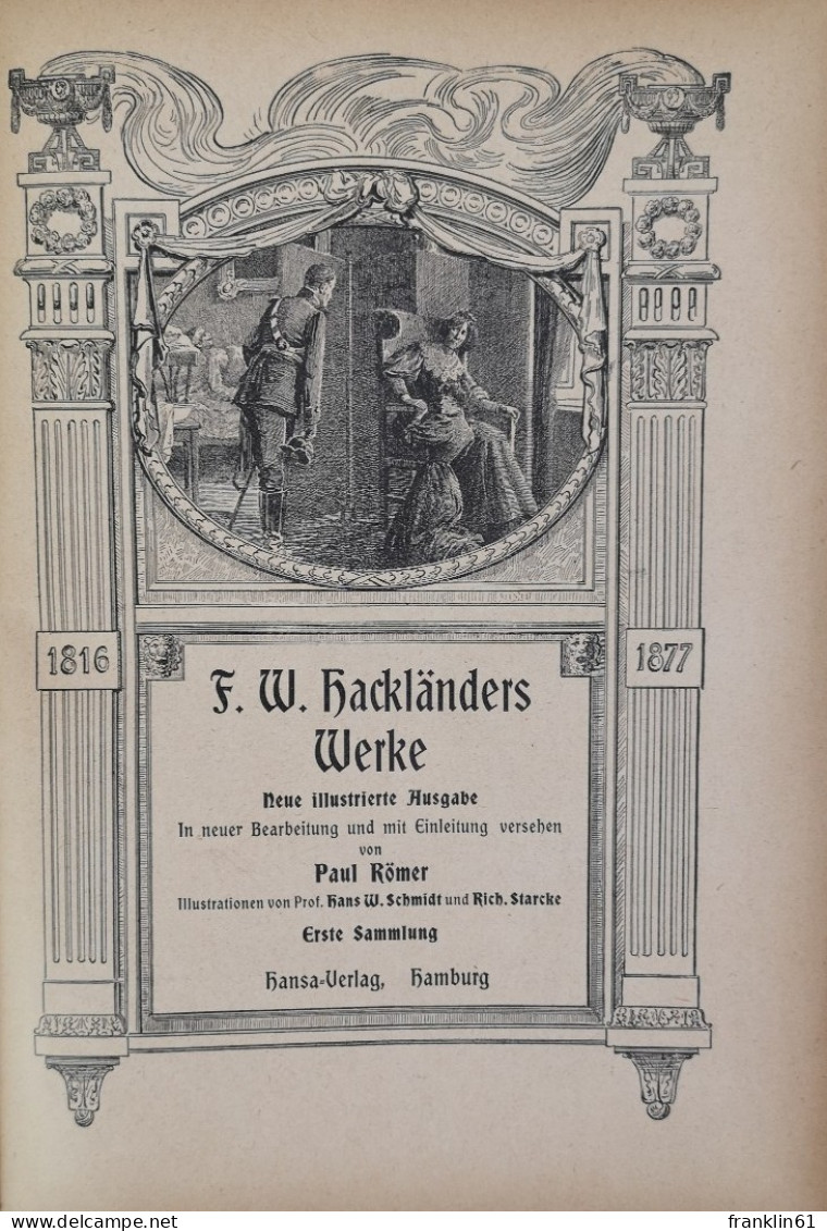 Hackländers Werke. Erste Sammlung. - Poems & Essays
