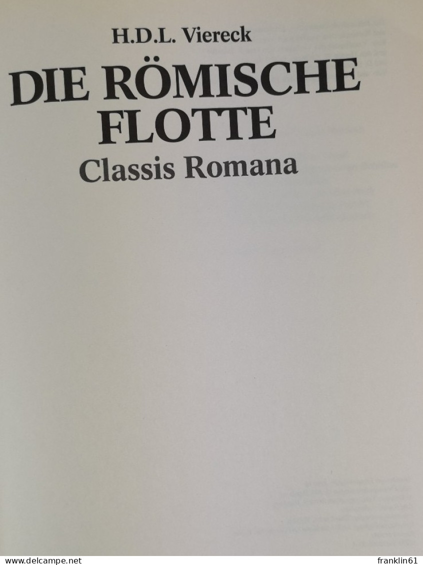 Die Römische Flotte. Classis Romana. - Verkehr