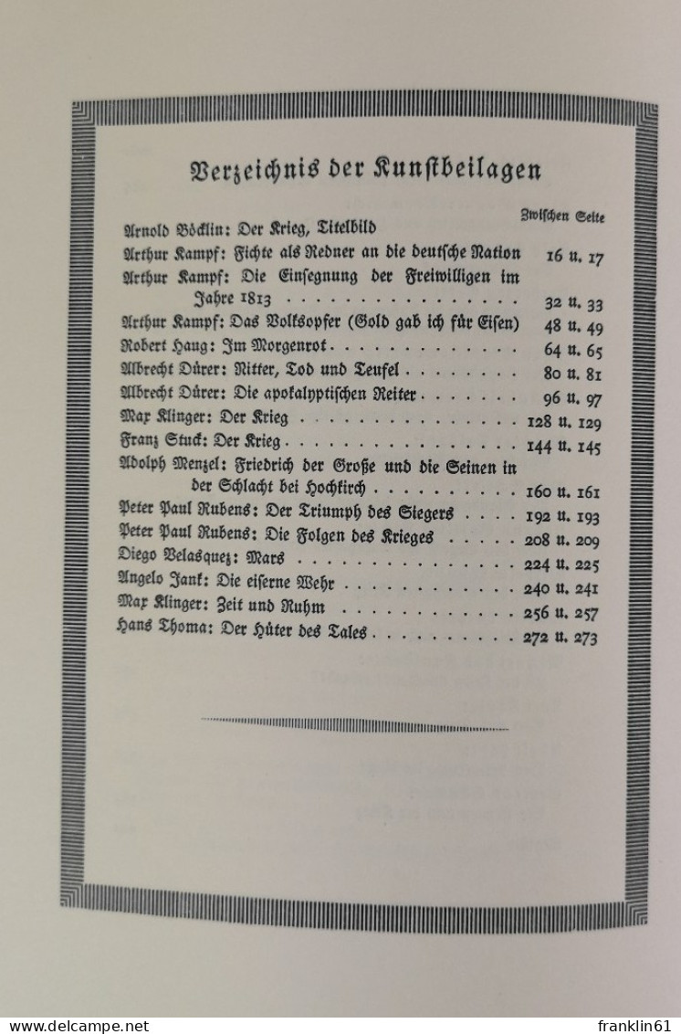 Das Buch Vom Kriege. - Police & Military