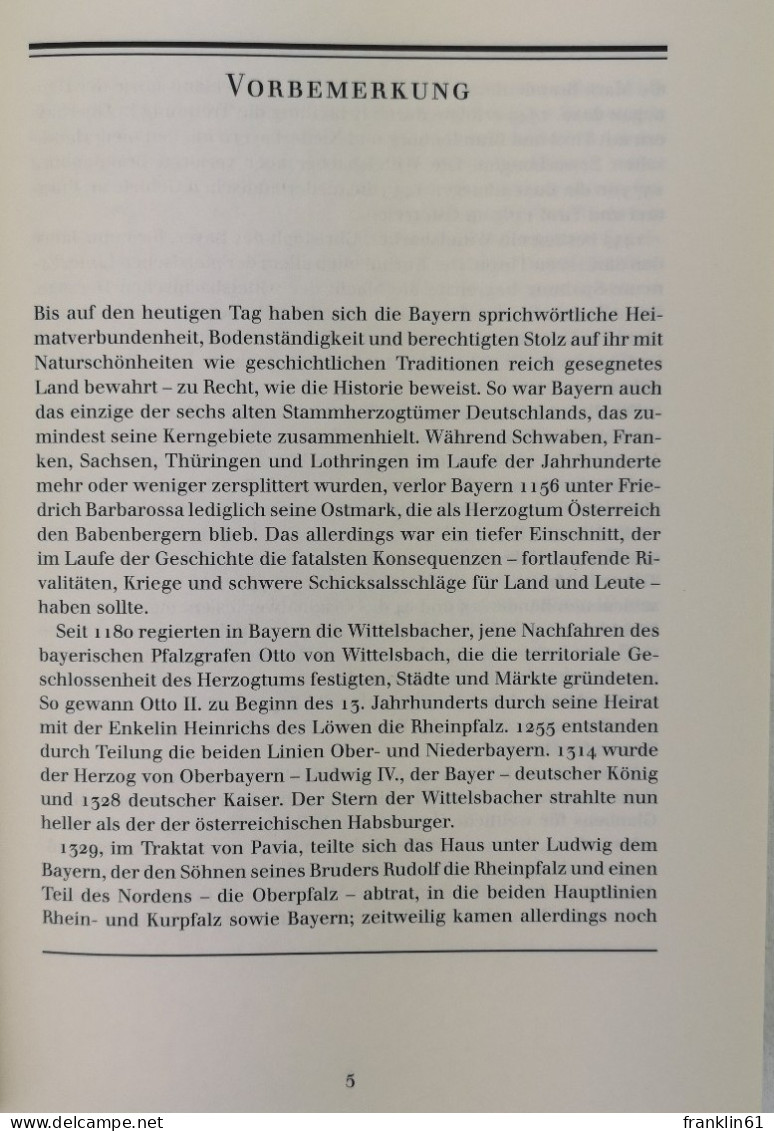 Die Höfe Zu Bayern. Von Herzog Albrecht IV., Dem Weisen, Bis Kurfürst Maximilian III. Joseph  1503 Bis 1777. - 4. 1789-1914