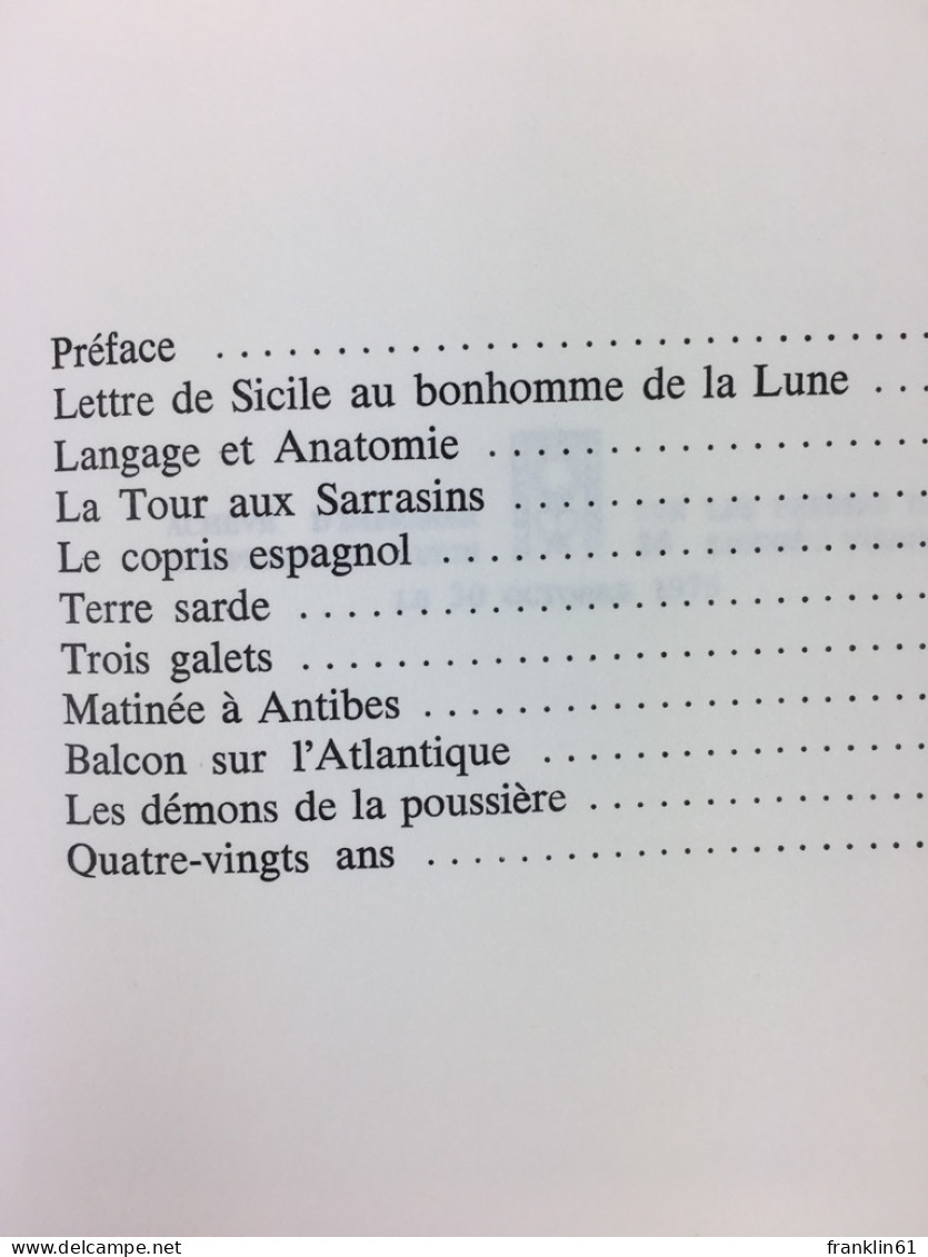 Le Contemplateur Solitaire. - Lyrik & Essays