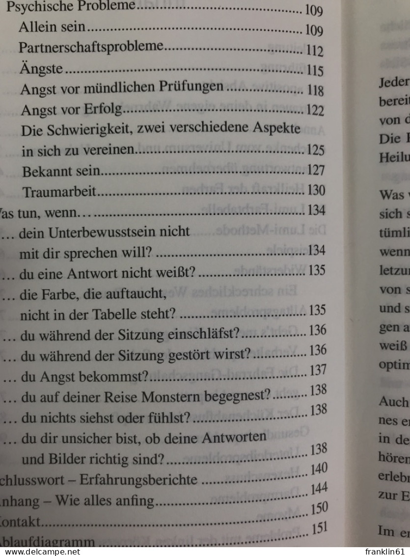 Die Lumi-Methode : Ein Kreativer Weg Zu Innerer Ganzheit. - Other & Unclassified