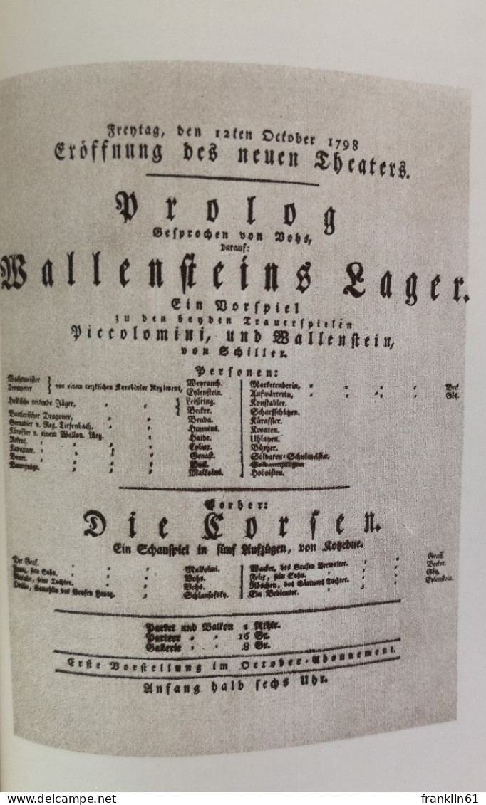 Der Briefwechsel Zwischen Schiller Und Goethe. In Zwei Bänden - Lyrik & Essays